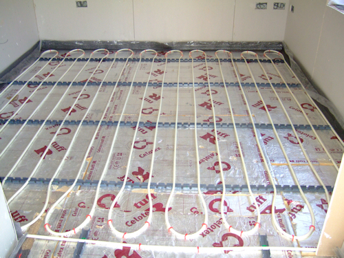 Wet Under Floor Central Heating Installations